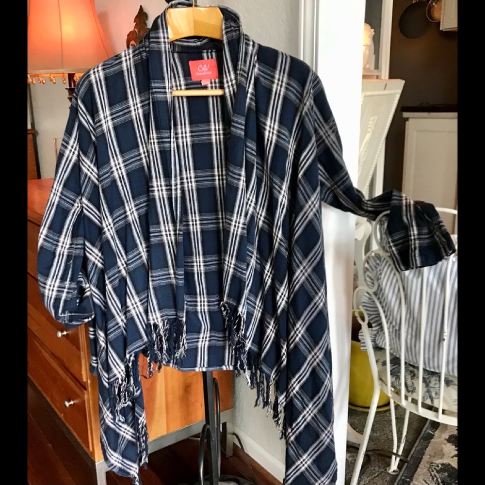 Flannel Wrap Shirt